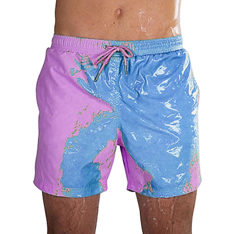 Magical Color-Changing Swim Shorts – Quick-Dry & Stylish