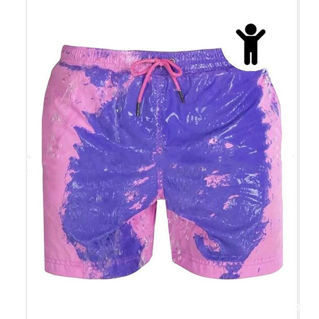 Magical Color-Changing Swim Shorts – Quick-Dry & Stylish