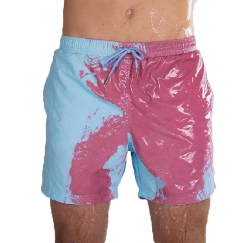 Magical Color-Changing Swim Shorts – Quick-Dry & Stylish