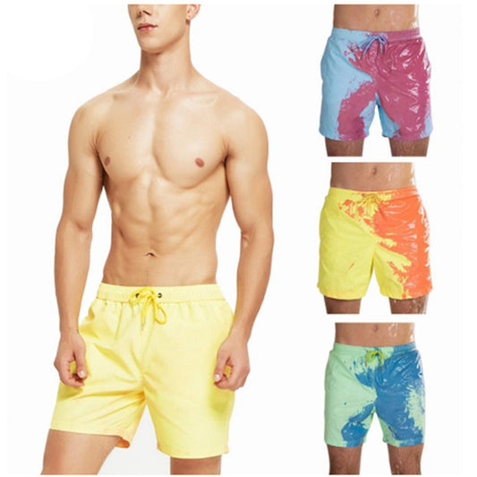 Magical Color-Changing Swim Shorts – Quick-Dry & Stylish