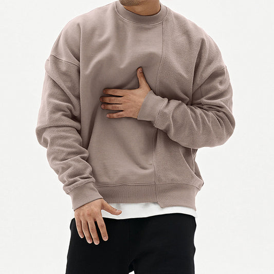 Pullover Round Neck Sweater Loose Men Clothes - DACS Boutique