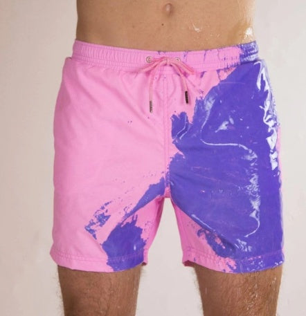 Magical Color-Changing Swim Shorts – Quick-Dry & Stylish